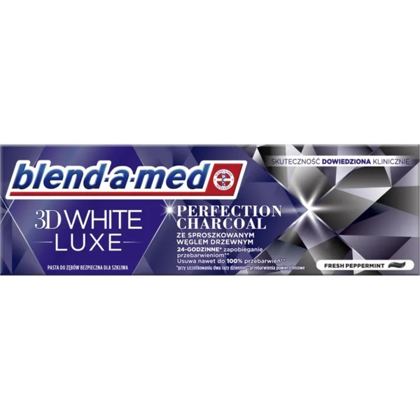 Зубна паста Blend-a-med 3D White Luxe Довершеність вугілля, 75 мл - Pampik - 3