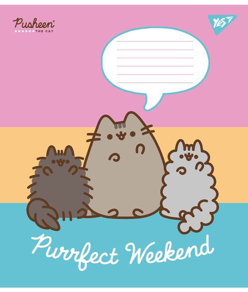 Набор тетрадей Yes Pusheen А5, в линейку, 12 листов, 25 шт. (766951) - Pampik - 4