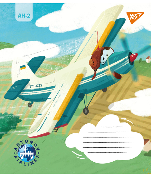 Набор тетрадей Yes Антонов А5, в линейку, 12 листов,25 шт. (767429) - Pampik - 5