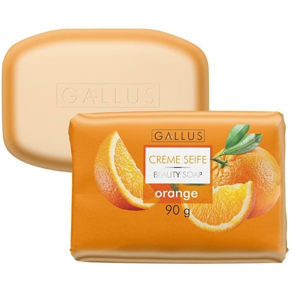 Мыло твердое Gallus Creme Seife Orange Апельсин 90 г - Pampik