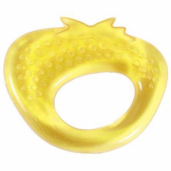 Прорізувач для зубів з водою Lindo, жовтий (LI 180-2) - Pampik