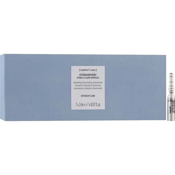 Ампули для обличчя Comfort Zone Hydramemory Hydra & Glow Ampoule зволожуючі 7 шт. х 2 мл - Pampik