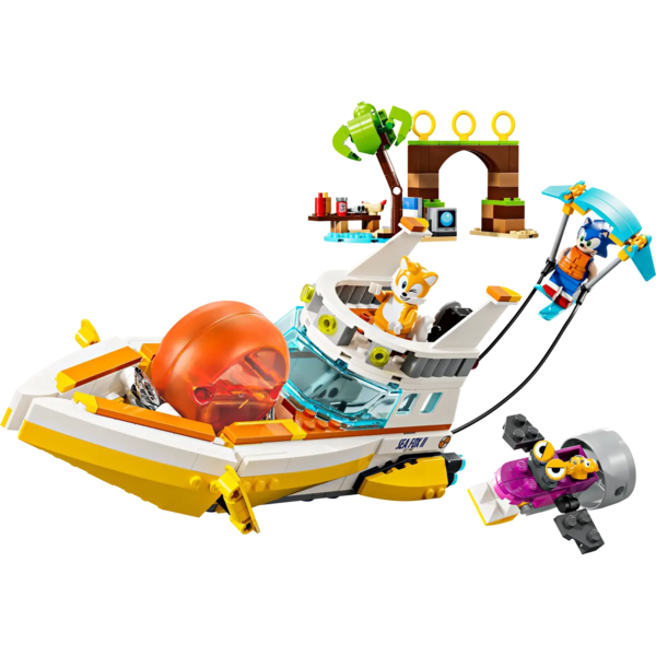 Конструктор LEGO Sonic The Hedgehog Човен із Пригод Тейлза, 393 деталі (76997) - Pampik - 2