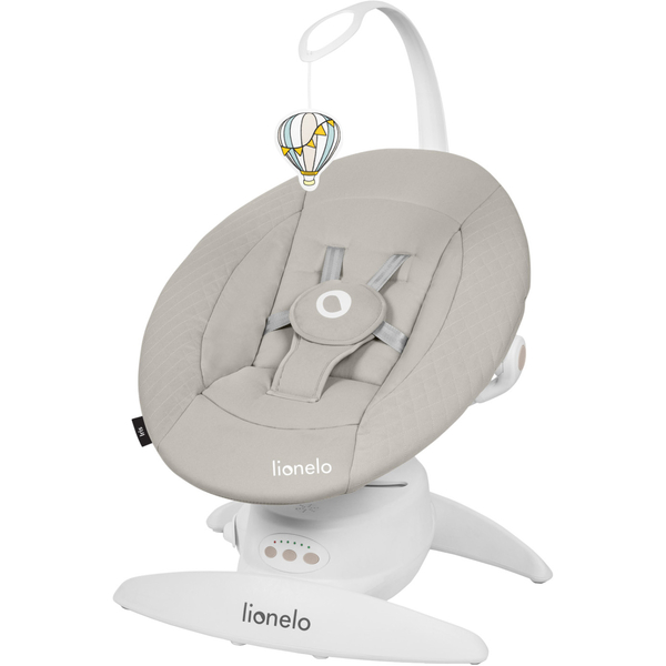 Крісло-гойдалка Lionelo Iris Beige Sand, бежевий - Pampik