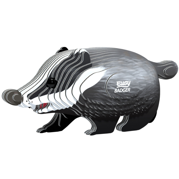 Сборная 3Д модель Eugy Зоопарк Барсук (XEG-094) - Pampik