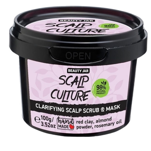 Очищающий скраб-маска для кожи головы Beauty Jar Scalp Culture 100 мл - Pampik