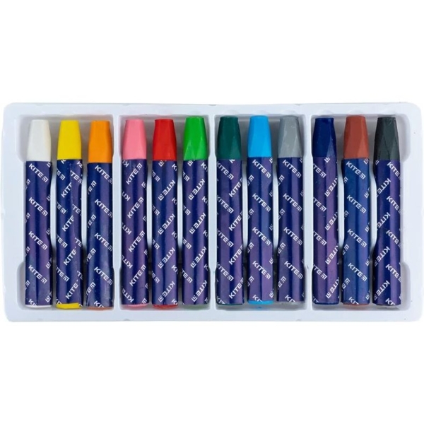 Пастель масляна Kite Classic 12 шт (K-071) - Pampik - 2
