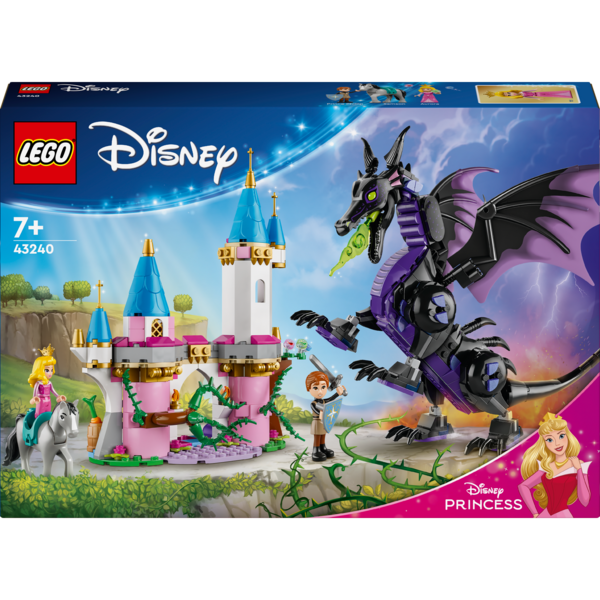 Конструктор LEGO Disney Princess Драконья форма Малефисенты, 583 детали (43240) - Pampik