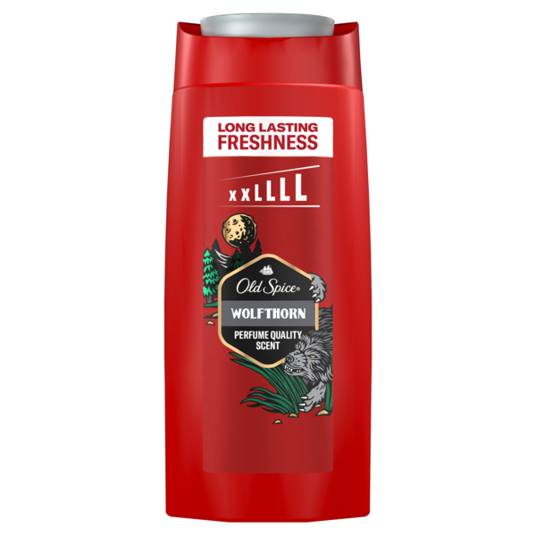 Гель для душу та шампунь Old Spice 3 в 1 Wolfthorn, 675 мл - Pampik