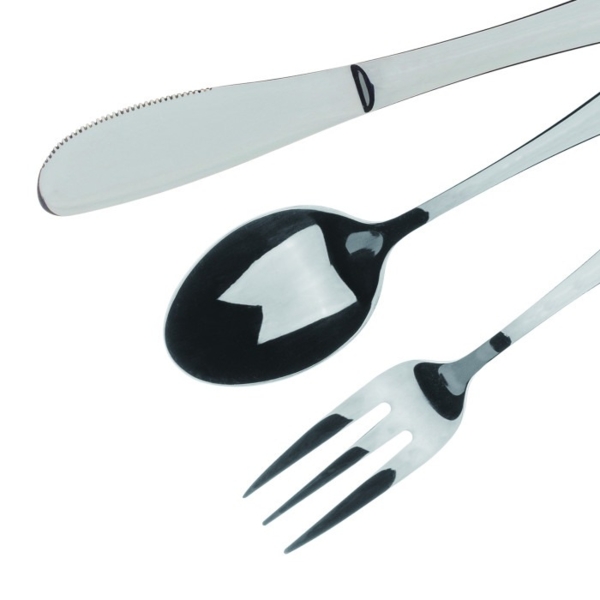 Набор столовых приборов Bergner Munich Silver Shiny для детей металлик (BG-5137-SL) - Pampik - 5