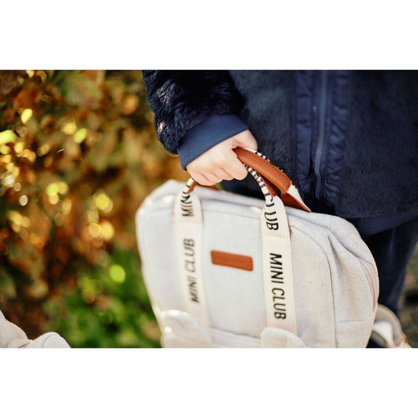 Рюкзак дитячий Childhome Mini Club canvas off white (CWKIDSCOW) - Pampik - 6