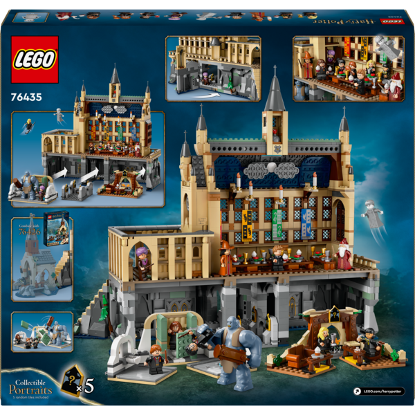 Конструктор LEGO Harry Potter Замок Гоґвортс: Велика зала, 1732 деталі (76435) - Pampik - 2
