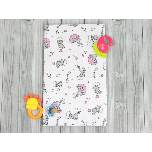 Пелюшка Руно Слоник фланель 90х80 см (203.05_слоник) - Pampik - 3