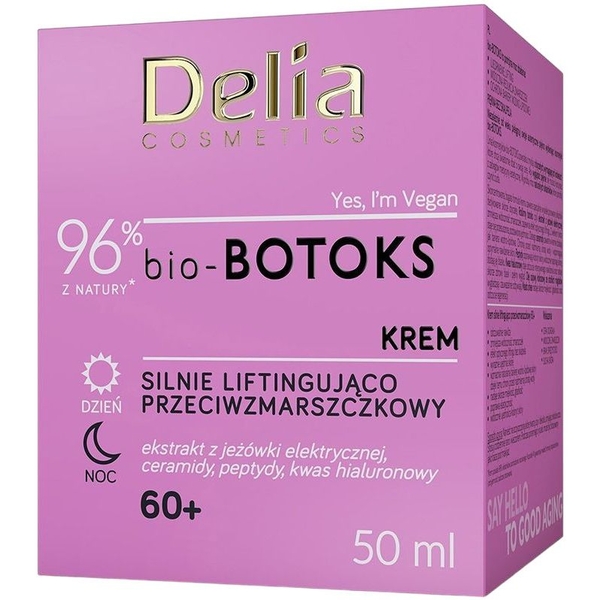 DL bio-BOTOKSКрем для лица Delia Cosmetics bio-BOTOKS Intense Lifting And Anti-Wrinkle 60+ 50 мл - Pampik