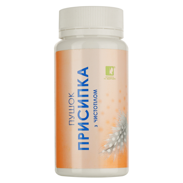 Дитяча присипка Красота та Здоров'я Пушок Пантенол з чистотілом, 50 г - Pampik