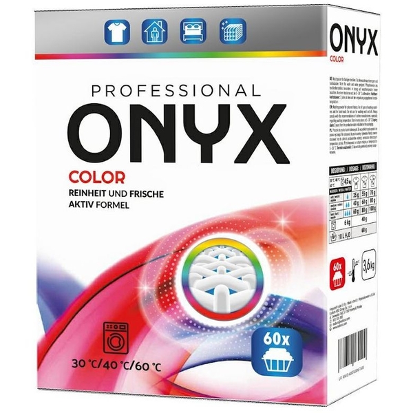 Пральний порошок Onyx Professional Color 60 прань 3.6 кг - Pampik