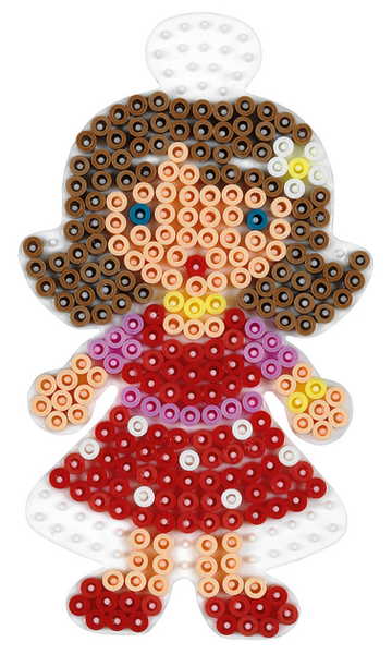 Термомозаїка Hama Midi Набір полів: Метелик 298, Квітка 299 та Лялька 330 (HM-4583) - Pampik - 4