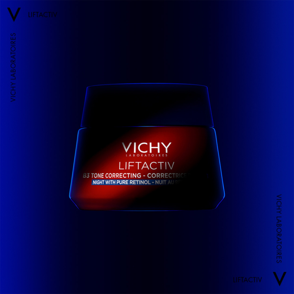 Ночной антивозрастной крем Vichy Liftactiv В3 для коррекции пигментных пятен с ретинолом 50 мл - Pampik - 3