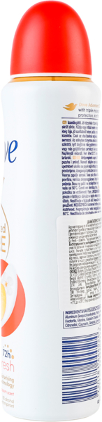 Антиперспірант Dove Go Fresh 72h Персик та білі квіти, аерозоль, 150 мл - Pampik - 2