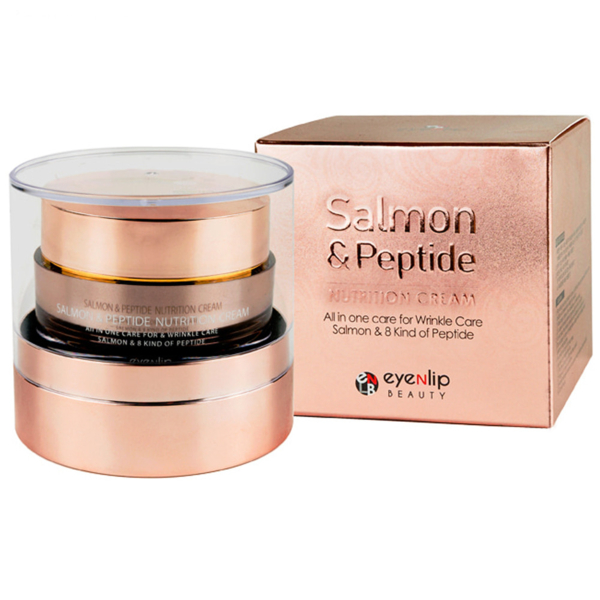 Крем для лица Eyenlip Salmon & Peptide с пептидами и экстрактом лосося 50 мл - Pampik