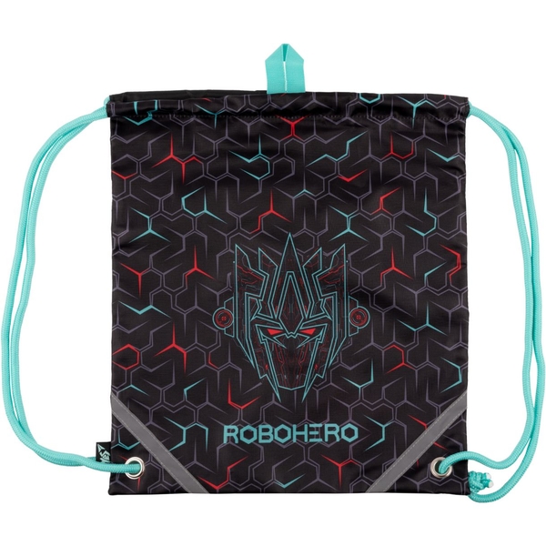 Рюкзак Yes H-100 Collection Robohero с пеналом и сумкой (559773) - Pampik - 5