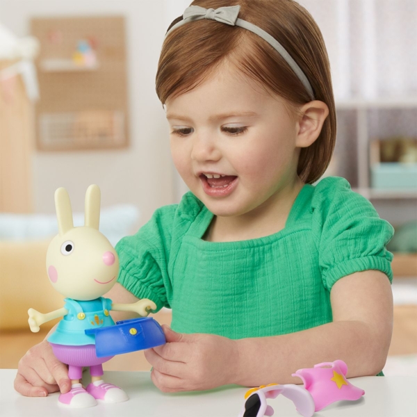 Ігровий набір Peppa Figurines Модна пригода Одягни Ребеку (G0329) - Pampik - 11