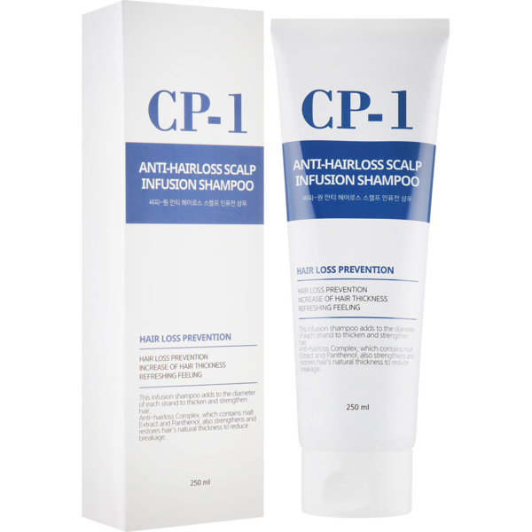 Шампунь Esthetic House CP-1 Anti-Hair Loss Scalp Infusion Shampoo против выпадения волос 250 мл - Pampik