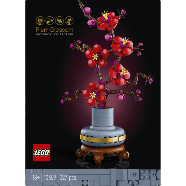 Конструктор LEGO Icons Сливовий цвіт, 327 деталей (10369) - Pampik