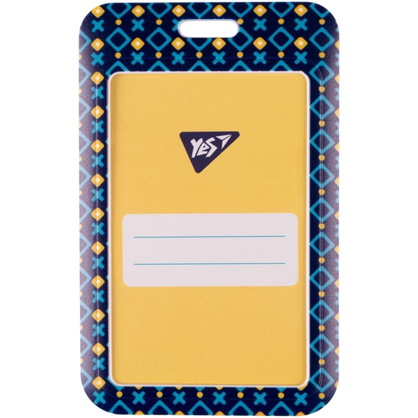 Бейдж Yes Ukraine слайдер без ленты вертикальный (940320) - Pampik