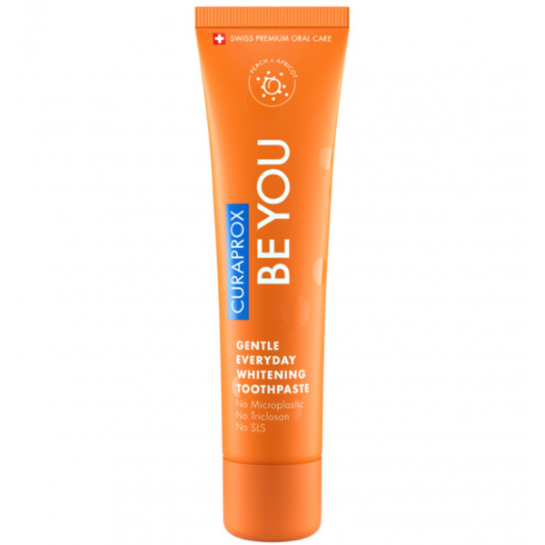 Зубна паста Curaprox Be You Відбілююча, Персик та абрикос, 60 мл - Pampik