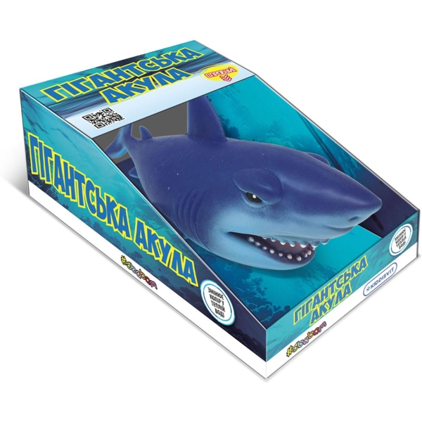 Стретч-іграшка #sbabam у вигляді тварини Гігантська акула, синій (66/CN21-2) - Pampik - 3