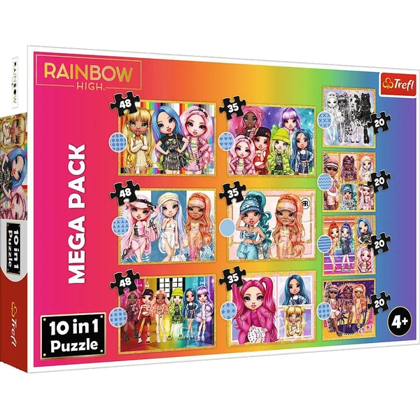Пазли Trefl 10 в 1 Колекція модних ляльок Подруги - Pampik