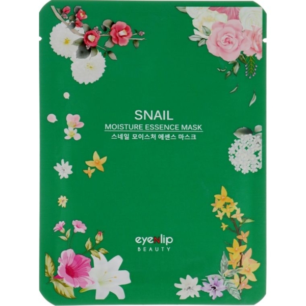 Тканевая маска для лица Eyenlip Snail с муцином улитки, 10 шт. - Pampik