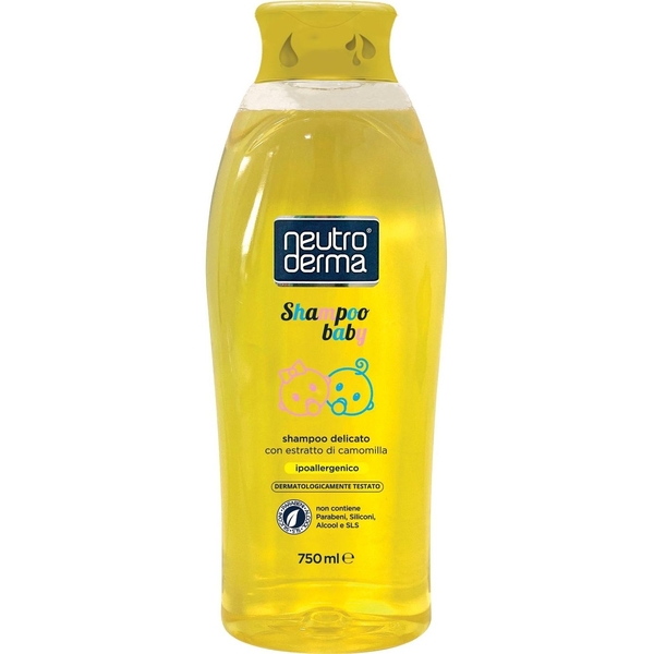 Дитячий шампунь Neutroderma з ромашкою 750 мл - Pampik