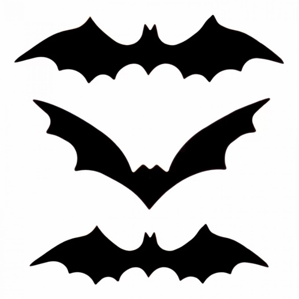 Набір Yes! Fun Хелловін Кажани 3D 24 шт (973631) - Pampik