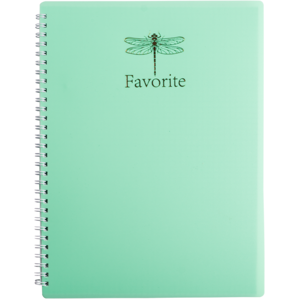 Тетрадь для записей Buromax Favourite Pastel, А4, в клетку, 80 листов, мятная (BM.24452154-38) - Pampik