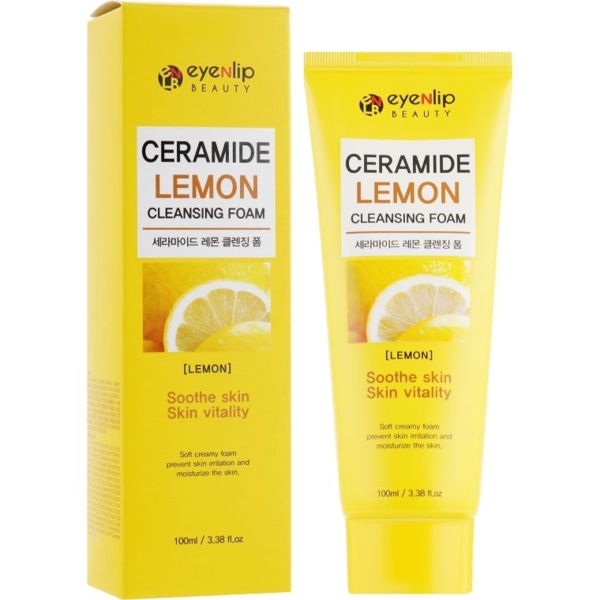 Пінка для вмивання Eyenlip Ceramide Lemon 100 мл - Pampik