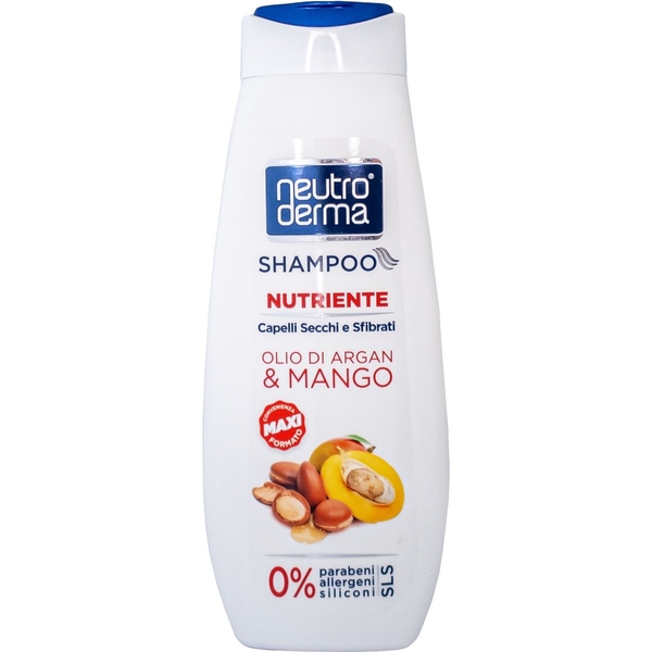 Шампунь Neutroderma з аргановою олією та манго, 500 мл - Pampik