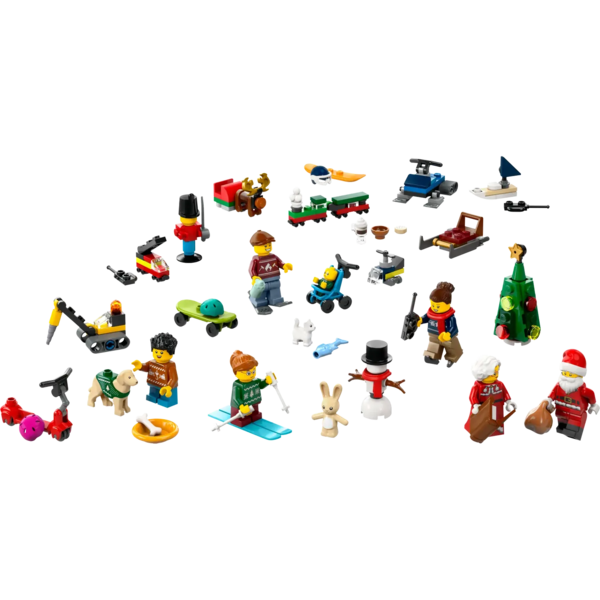 Конструктор LEGO City Різдвяний календар 2024, 195 деталей (60436) - Pampik - 2