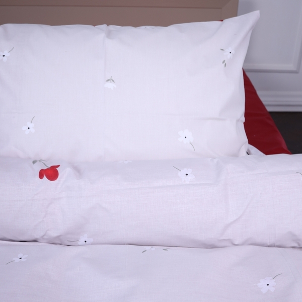 Простыня MirSon Ranforce Elite 17-4768 Cristoforo 110х160 см красная (2200008944933) - Pampik - 4