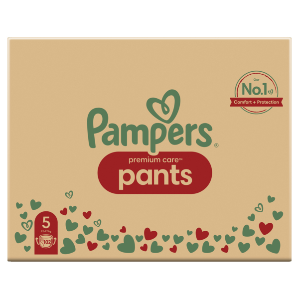 Підгузки-трусики Pampers Premium Care Pants 5 (12-17 кг), 102 шт. - Pampik - 2