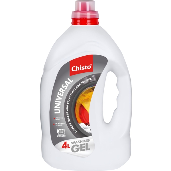 Гель для стирки Chisto Универсальный, 4 л - Pampik