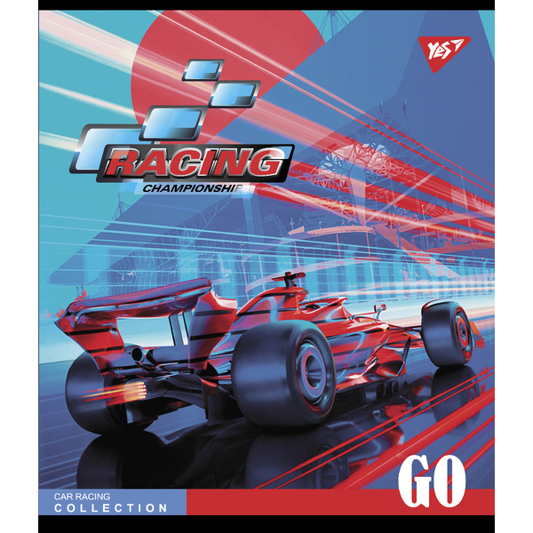 Набір зошитів Yes Racing championship А5, в клітинку, 48 аркушів, 5 шт. (766863) - Pampik - 5