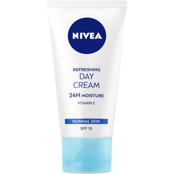 Освіжаючий денний крем Nivea SPF 15 Інтенсивне зволоження 24 години для нормальної шкіри 50 мл - Pampik - 2