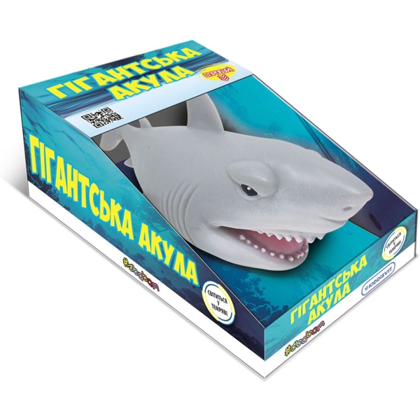 Стретч-іграшка #sbabam у вигляді тварини Гігантська акула, білий (66/CN21-1) - Pampik - 3