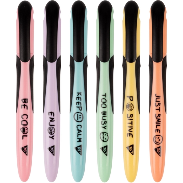 Маркер текстовый Yes Melt Smile в наборе 6 шт. (390715) - Pampik