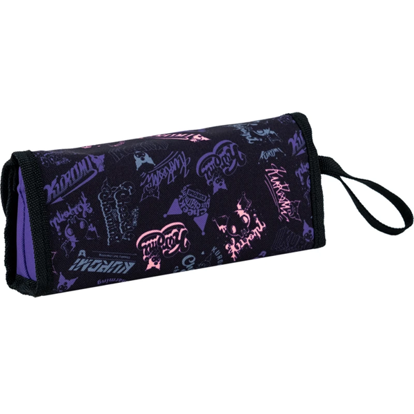 Пенал мягкий Kite 8x20.5x4 см фиолетово-черный (HK24-653) - Pampik - 2