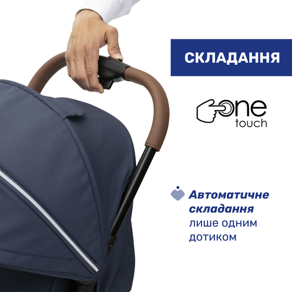 Прогулянкова коляска Chicco Goody XPlus синя (87040.38.07) - Pampik - 5