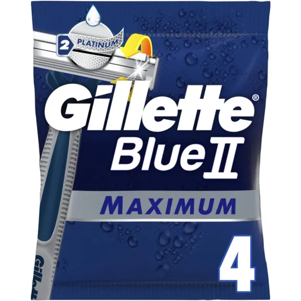 Одноразовые бритвенные станки Gillette Blue2 Max, 4 шт. - Pampik - 2