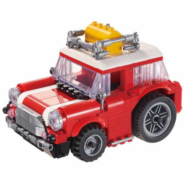 Машинка-конструктор на дистанционном управлении Wise Block Ретро авто мини 321 деталь (EU389104) - Pampik - 2